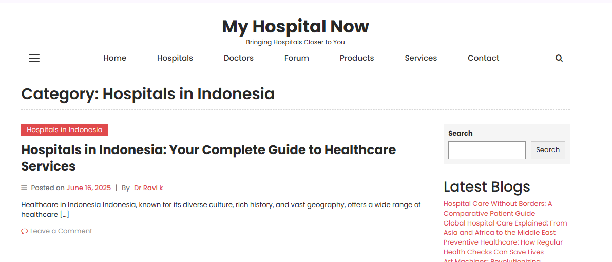 A Comprehensive Guide to Hospitals in Indonesia | MyHospitalNow - Best ...