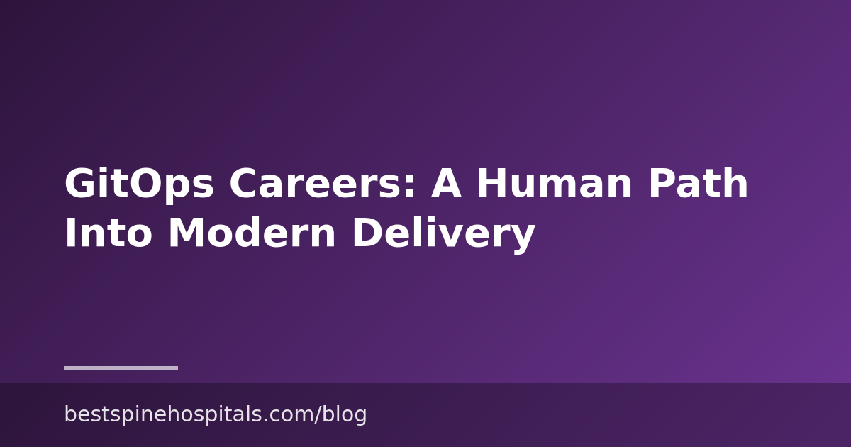 GitOps Careers: A Human Path Into Modern Delivery